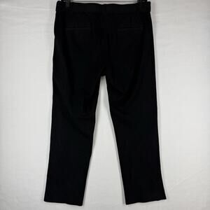 Amanda + Chelsea Women's Dress Pants Sz 8 Black Windowpane Stretch Slacks